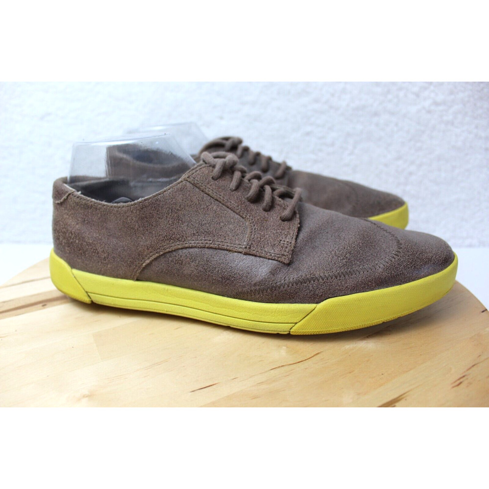 Cole Haan Sneaker Men Size 10 Brown Leather Comfort Wingtip Shoe Casual Everyday